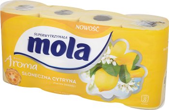 Mola Fresh Aroma Papier toaletowy Słoneczna Cytryna