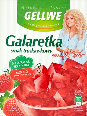 Gellwe Naturally Delicious Jelly strawberry flavor