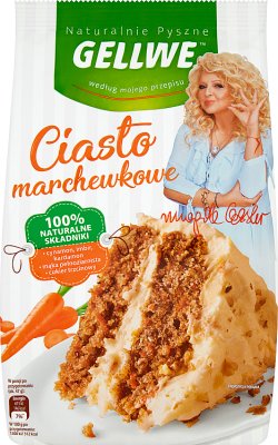 Gellwe Naturally Delicious carrot cake