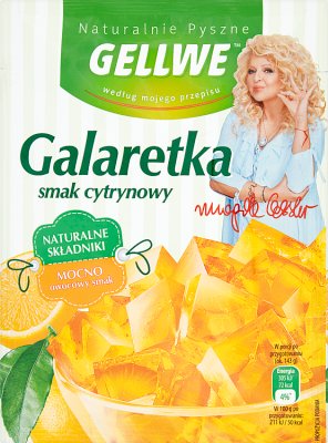 Gellwe Naturally Delicious Jelly lemon flavor