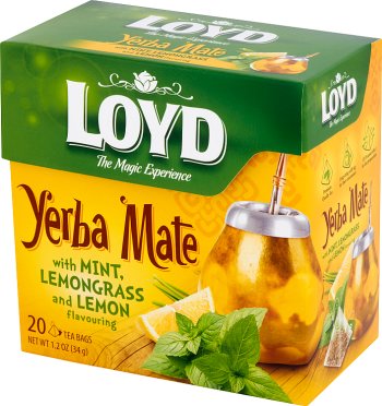 Loyd Yerba Mate Ароматический чай с лимонной мятой и лимонной травой