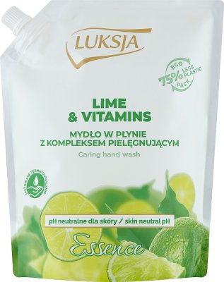 Luksja Essence Liquid soap Lime & Vitamins stock