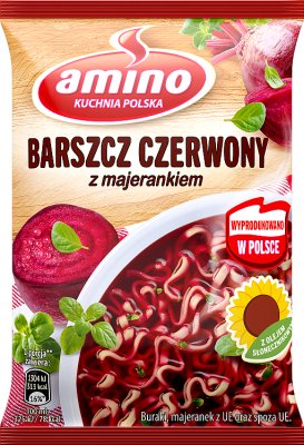 Amino Zupa błyskawiczna barszcz czerwony z majerankiem