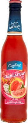 Excellence Lemonade syrup flavored with raspberry, watermelon and dragon fruit