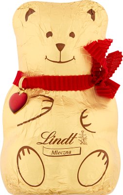 Lindt osito de peluche con chocolate con leche.