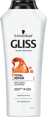 Schwarzkopf Gliss Kur Total Repair Shampoo für trockenes, geschädigtes Haar