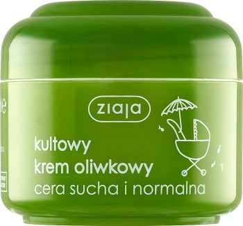 Crema facial de oliva natural Ziaja para pieles secas y normales