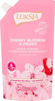 Luksja Essence Mydło w płynie zapas Cherry Blossom & Peony