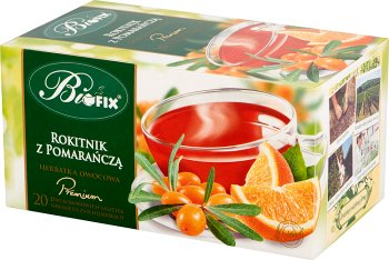 Bifix Premium. Sea buckthorn fruit tea with orange