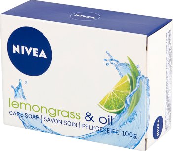 Nivea Lemongrass & Oil. Jabón cuidado en el tobillo.