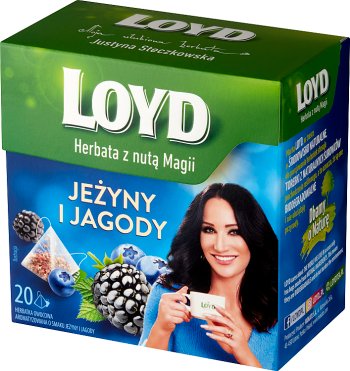 Loyd Herbatka owocowa aromatyzowana o smaku jeżyny i jagody