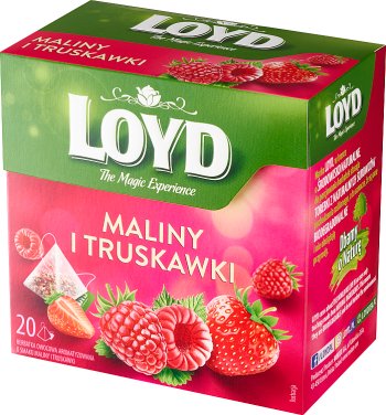 Loyd Ароматизированный фруктовый чай с ароматом малины и клубники