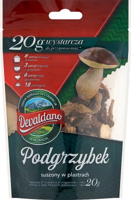 Devaldano Podgrzybek suszony  w plastrach