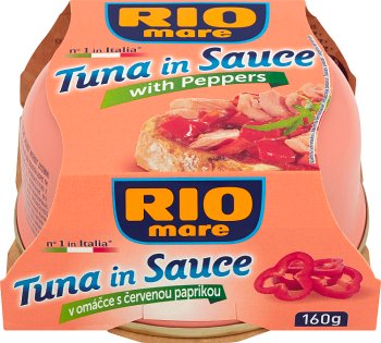 Atún Rio Mare en salsa con pimientos