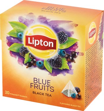 Lipton Black tea flavored with the taste of berries