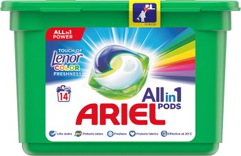 Ariel Touch Of Lenor Fresh 3 в 1 Капсулы для стирки Color Fresh