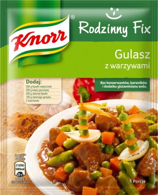 Knorr Rodzinny Fix Gulasz z warzywami