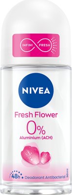 Nivea Antiperspirantrolle auf frischer Blume