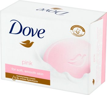 Dove Pink Moisturizing soap in the ankle
