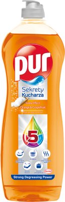 Pur Sekrety Kucharza Płyn do mycia  naczyń Orange & Grapefruit