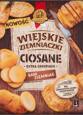 Wiejskie Ziemniaczki Ciosane Chipsy Sam ziemniak