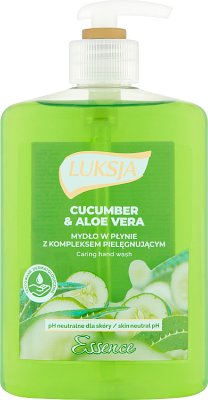 Luksja Essence Mydło w płynie  Cucumber & Aloe Vera