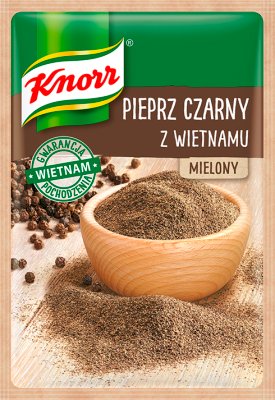 Pimienta Knorr Black de Vietnam molida