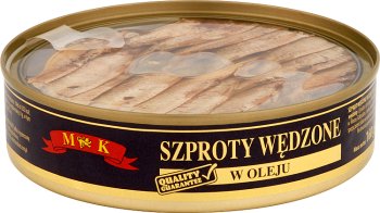 MK Sprats smoked in oil