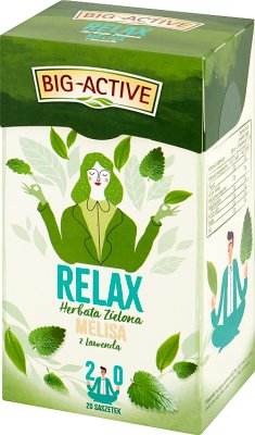 Bálsamo de limón Big-Active Tea Relax con lavanda