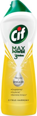 Cif Max Power Lotion with Citrus Harmony bleach