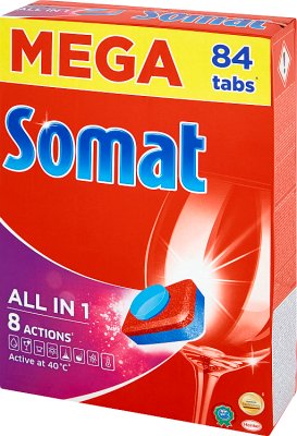 Somat All-in-1-Tabletten zum Spülen von Geschirr in Geschirrspülern