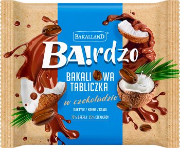 Bakalland Ba! Bakaliowa tabliczka w czekoladzie daktyle / kokos / kawa