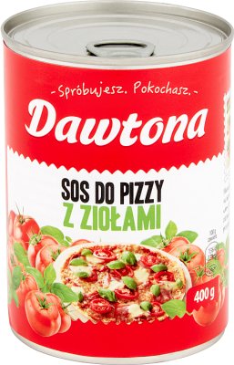 Salsa Dawtona Para Pizza Con Hierbas