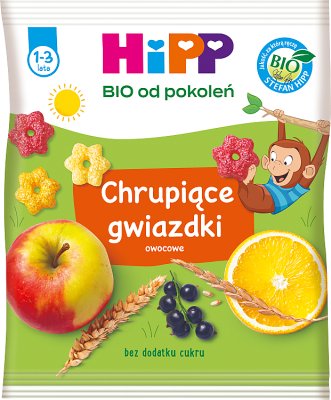 HiPP Crunchy BIO фруктовые звезды