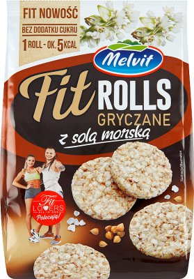 Melvit Fit Rolls Buchweizenwaffeln mit Meersalz