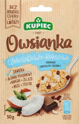 Kupiec Owsianka czekoladowo-kokosowa