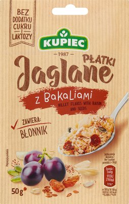 Kupiec Płatki jaglane z bakaliami