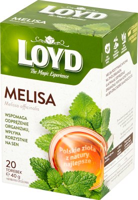 Loyd herbal tea lemon balm