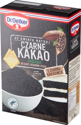 Dr. Oetker Black Cocoa Intense without gluten