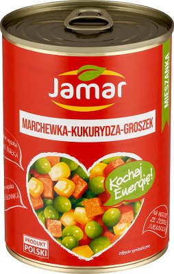 Jamar Mezcla Vegetal Zanahoria Guisantes Maíz