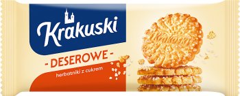 Krakuski Dessert Biscuits with sugar