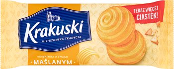 Krakus biscuits with a butter flavor