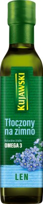 Aceite de linaza prensado en frío Kujawski