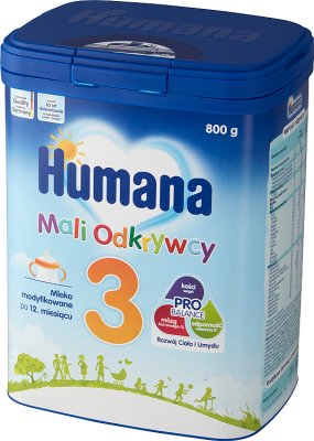 Humana 3 Milk modified
