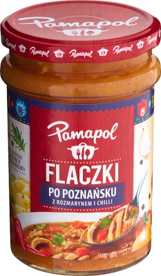 Pamapol Flaczki in Poznań with rosemary and chilli