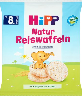 HiPP Natural rice wafers BIO