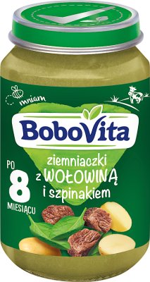 BoboVita Картофель с говядиной и шпинатом