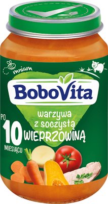 BoboVita Juicy pork with vegetables