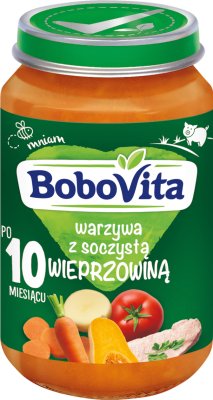 BoboVita Juicy pork with vegetables