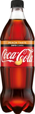 Coca-Cola zero Peach Taste Napój  gazowany o smaku cola i brzoskwiniowym